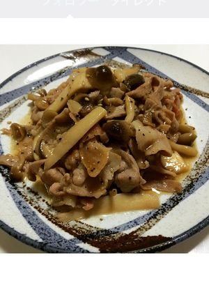 時短・節約・栄養・腸活!豚肉きのこ炒め!-レシピのメイン写真