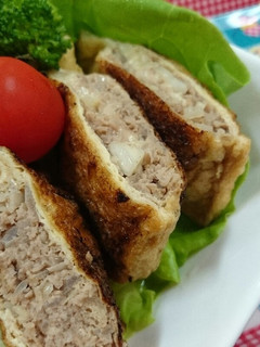 ♢揚げない♬お揚げさんメンチ♢-レシピのメイン写真