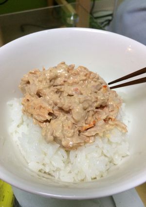 ツナ缶丼 豆板醤風味-レシピのメイン写真