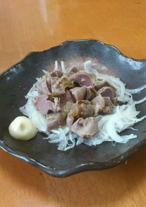 お酒のつまみに！砂肝 味噌漬け-レシピのメイン写真