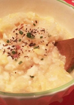 胃に優しい☆簡単☆豆腐と卵のおじや-レシピのメイン写真
