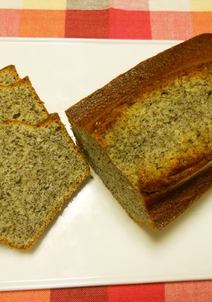 黒胡麻とクリームチーズのパウンドケーキ♬-レシピのメイン写真