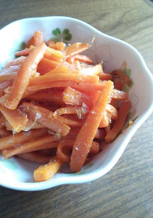 あま～い!!にんじんのシンプル炒め-レシピのメイン写真