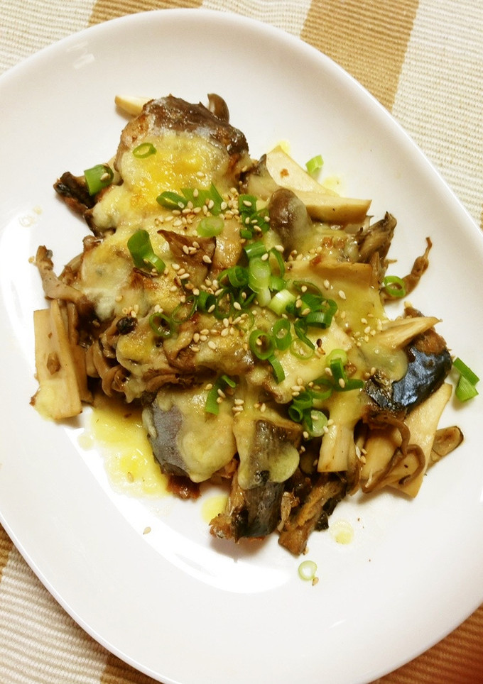味付けさば缶ときのこのチーズ焼き-レシピのメイン写真