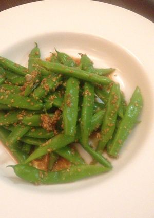 平豆のゴマよごし！-レシピのメイン写真