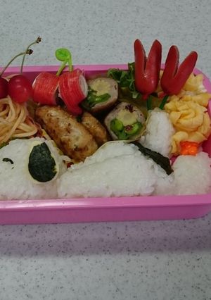 スヌーピーキャラ弁当-レシピのメイン写真