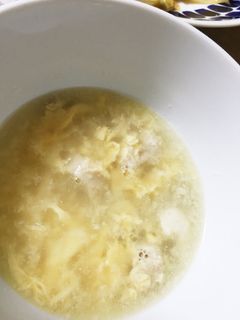 鶏皮のだしが効いてる玉子スープ-レシピのメイン写真
