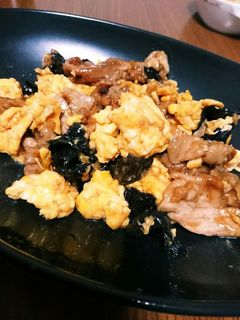 キクラゲと卵の中華炒め-レシピのメイン写真