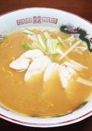 有機野菜ベジブロス無印鶏白湯ラーメン-レシピのメイン写真