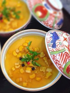 とうもろこしの冷やし茶碗蒸し-レシピのメイン写真
