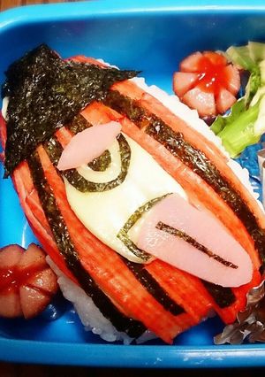 キャラ弁　妖怪ウォッチ　から傘オバケ弁当-レシピのメイン写真