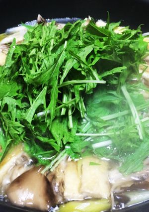 絶品☆豚バラと水菜のハリハリ鍋-レシピのメイン写真