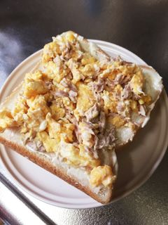 ツナ玉マヨパン♡-レシピのメイン写真