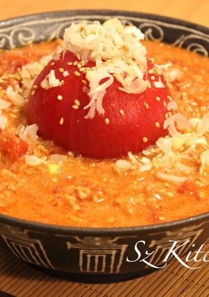 お家で簡単！濃厚トマト担々麺-レシピのメイン写真