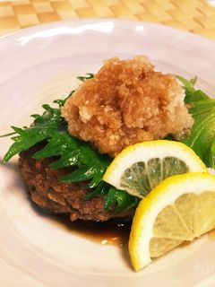 夏はサッパリ!!和風おろしハンバーグ-レシピのメイン写真