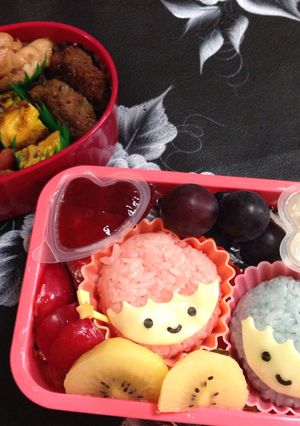 キャラ弁 ツインスターズ-レシピのメイン写真