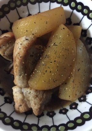 スペアリブと大根のうま煮物♡-レシピのメイン写真