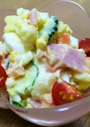 ママ友大絶賛♡彩りポテトサラダ♡-レシピのメイン写真