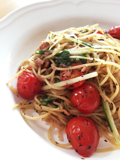 ツナとゆかりの和風パスタ-レシピのメイン写真