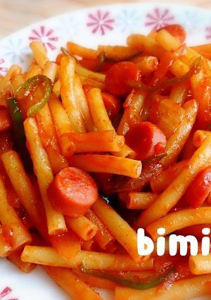 ♡マカロニケチャップ炒め♡お弁当にぜひ♡-レシピのメイン写真