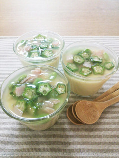レンジで簡単☆豆乳あんかけ茶碗蒸し*夏用-レシピのメイン写真