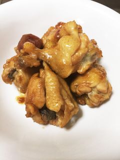 手羽元のサッパリ梅煮-レシピのメイン写真