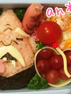 園児キャラ弁 ひもじい 妖怪ウォッチ-レシピのメイン写真