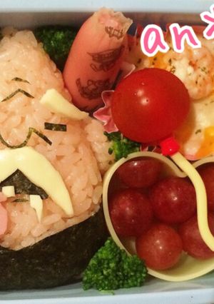 園児キャラ弁 ひもじい 妖怪ウォッチ-レシピのメイン写真