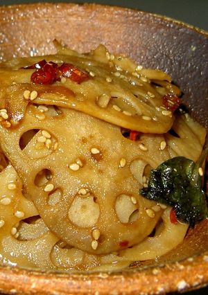 大葉香る♪あっさり蓮根のきんぴら-レシピのメイン写真