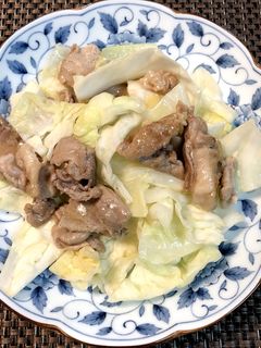 豚肉とキャベツのニンニク塩炒め-レシピのメイン写真