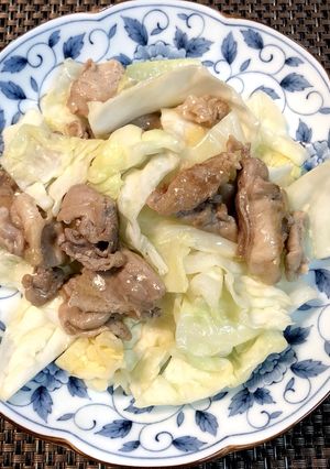 豚肉とキャベツのニンニク塩炒め-レシピのメイン写真