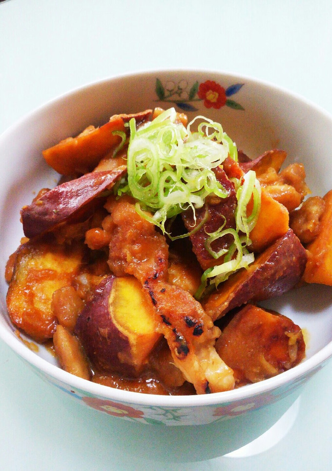 旨味たっぷり＊さつまいもと鶏肉の味噌煮＊-レシピのメイン写真