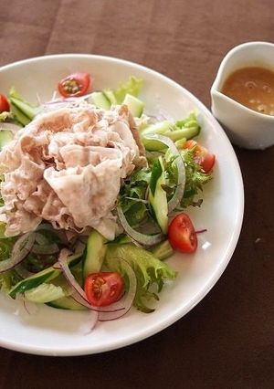 冷製豚しゃぶ 自家製ごまだれ-レシピのメイン写真