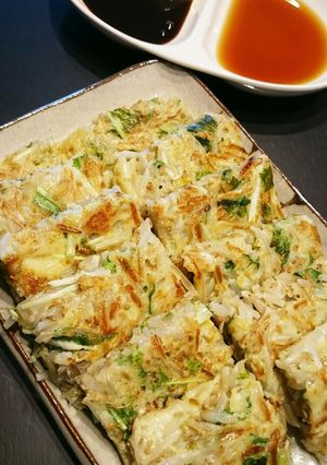 ゴマたっぷり☆モチモチもやし焼き-レシピのメイン写真
