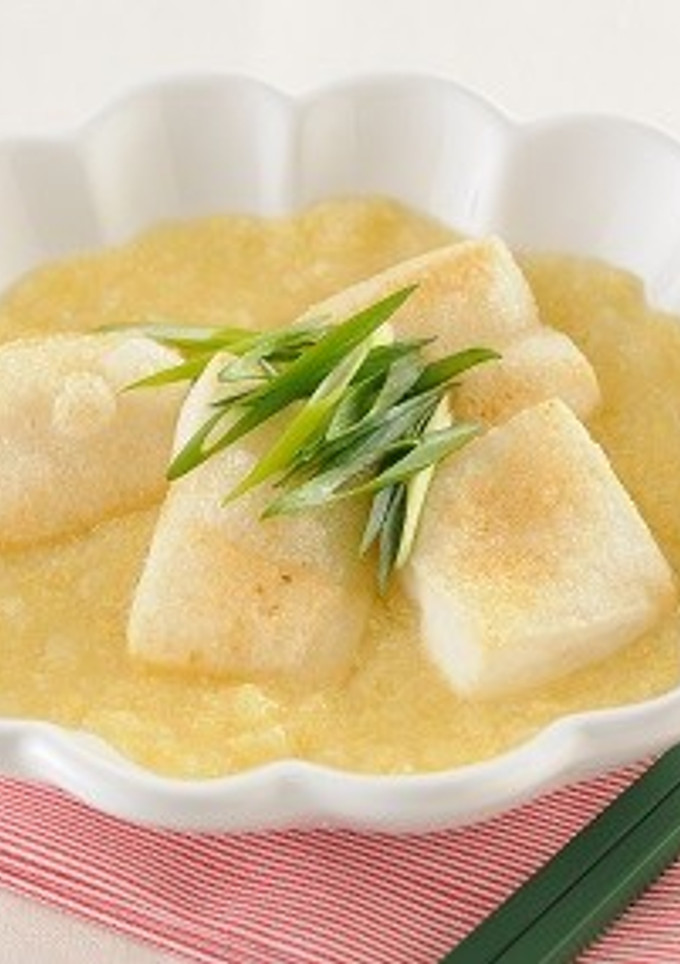 揚げもちの黄味おろしあんかけ-レシピのメイン写真