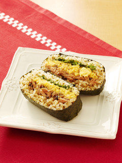 シーチキンの山椒煮 おにぎらず-レシピのメイン写真