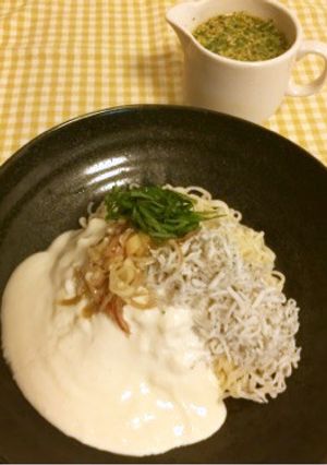 豆腐クリームとしらすで♪冷やし塩ラーメン-レシピのメイン写真