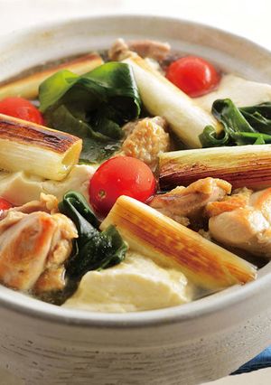 鶏肉とねぎのさっぱりこんぶ茶鍋-レシピのメイン写真