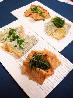 油揚げのかりかり焼き*明太子&しらす*-レシピのメイン写真