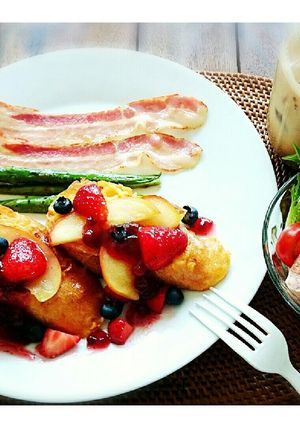 フレンチトーストのワンプレートブランチ✨-レシピのメイン写真