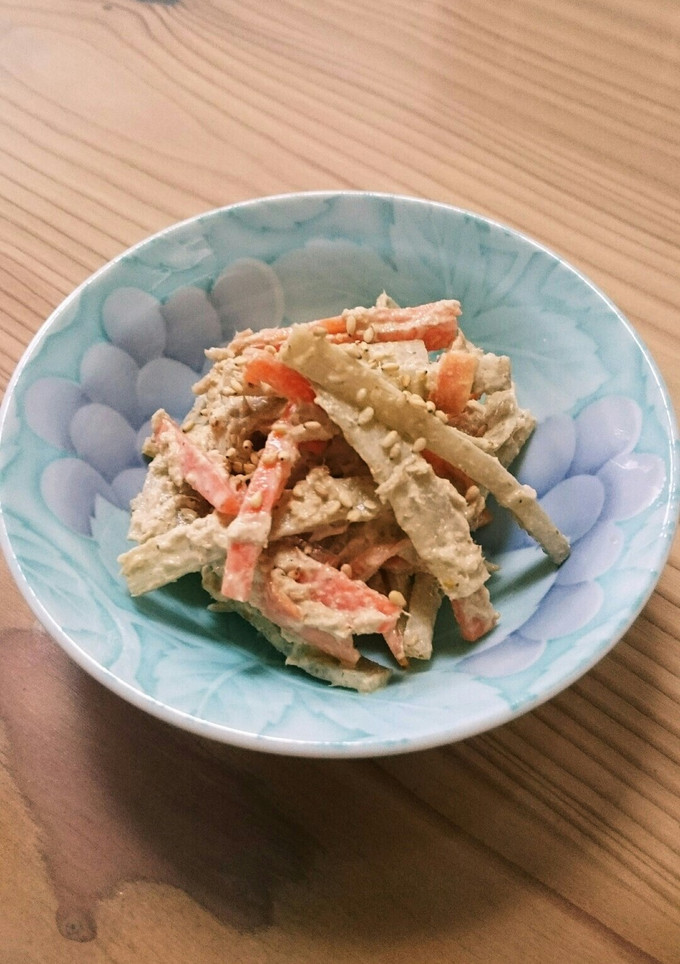 ごぼうとにんじんのツナマヨごまサラダ-レシピのメイン写真