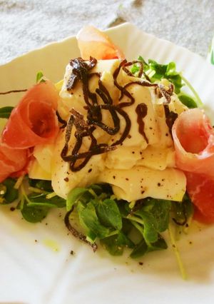 塩こんぶと豆腐でオリーブオイルサラダ-レシピのメイン写真