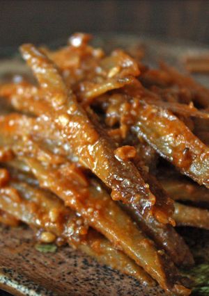 韓国風ピリ辛ごぼうのきんぴら-レシピのメイン写真