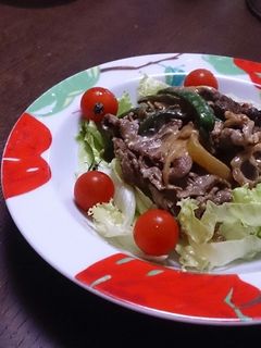 牛肉とピーマンの焼肉風マヨ炒め-レシピのメイン写真