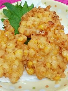 トウモロコシの天ぷら♪♥-レシピのメイン写真