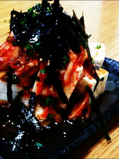スピード!やみつきおつまみ!キムチ豆腐-レシピのメイン写真