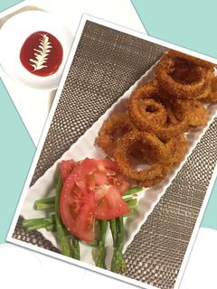 簡単サクサク♪オニオンリングフライ-レシピのメイン写真