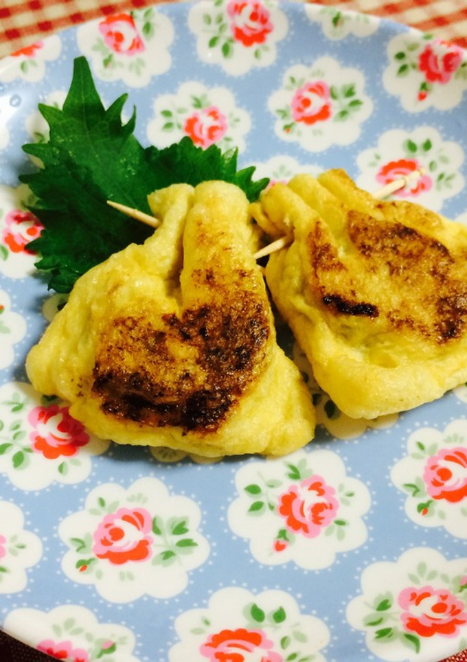 ♡油あげのツナマヨはさみ焼き-レシピのメイン写真