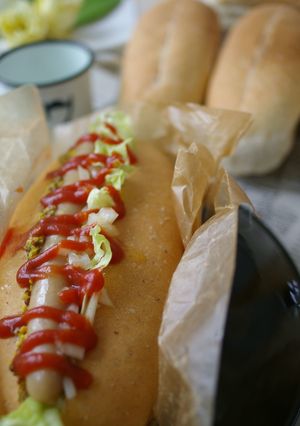 自家製ドッグパンのホットドッグ-レシピのメイン写真