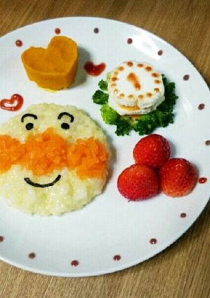 1歳誕生日☆アンパンマンプレート-レシピのメイン写真